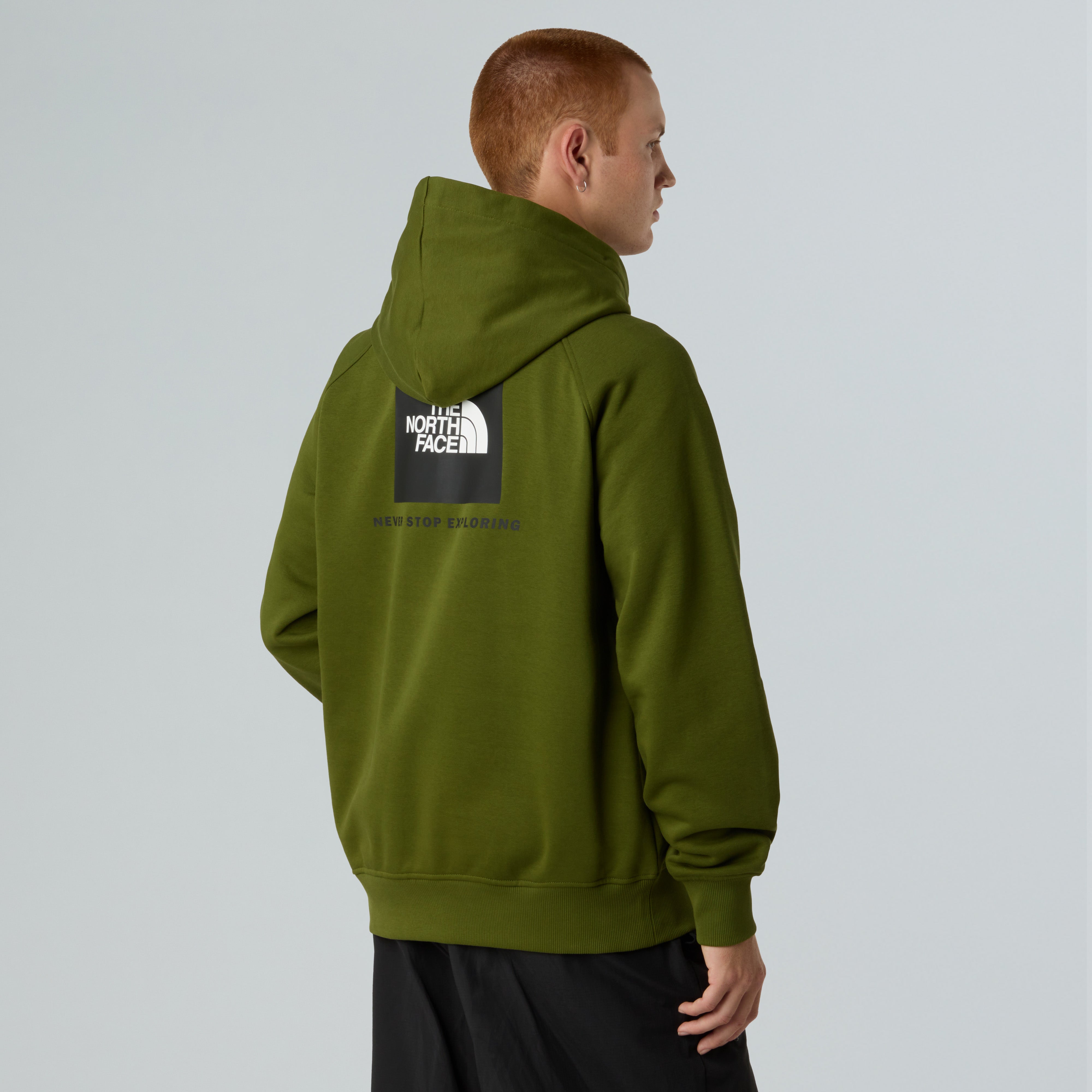 Felpa con cappuccio "NSE Box" Woodland Green-TNF Black 