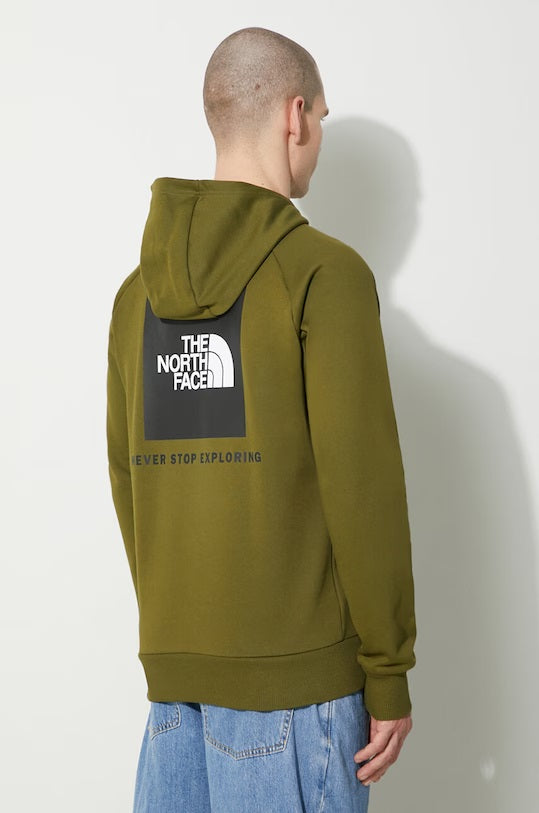 Felpa con cappuccio "NSE Box" Woodland Green-TNF Black 