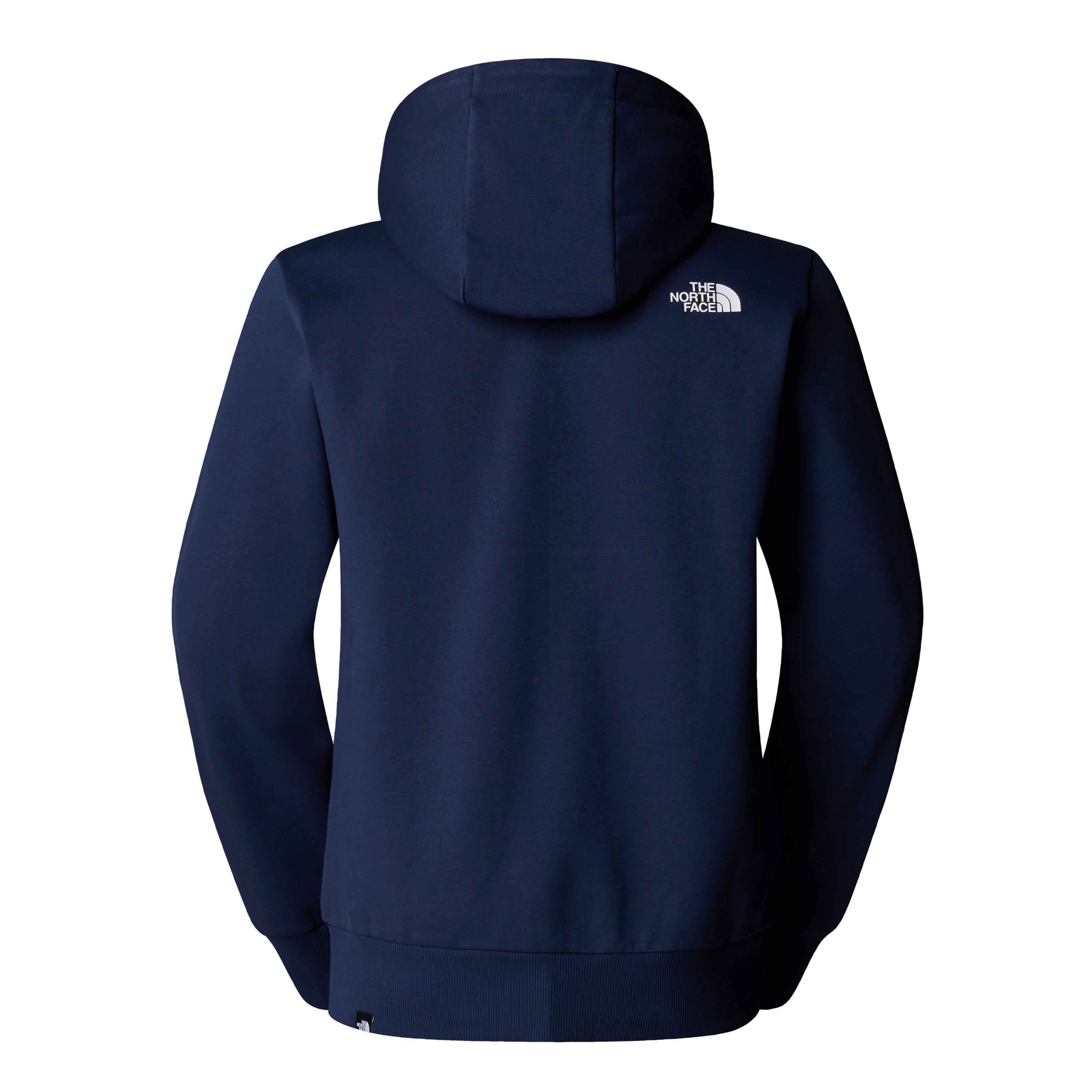 Felpa con cappuccio "Simple Dome" blu navy in cotone elasticizzato 