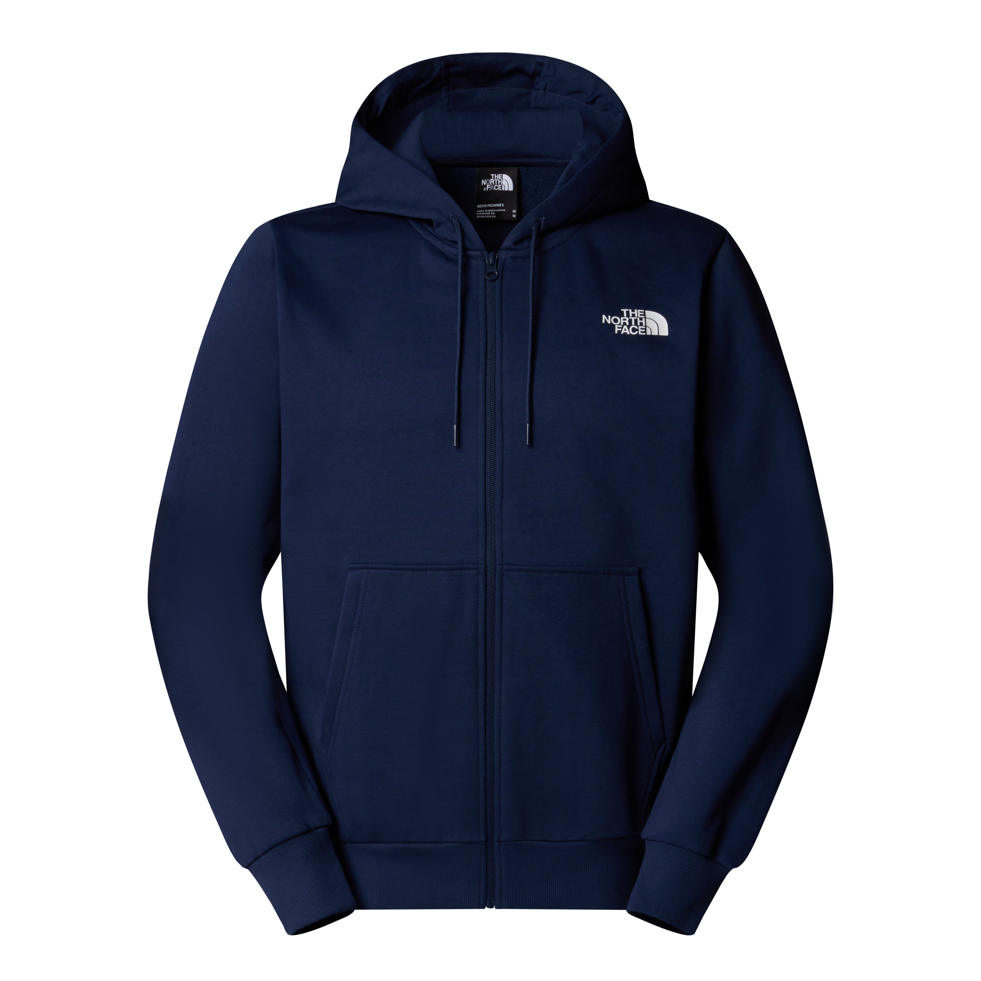 Felpa con cappuccio e zip "Simple Dome" Summit Navy 