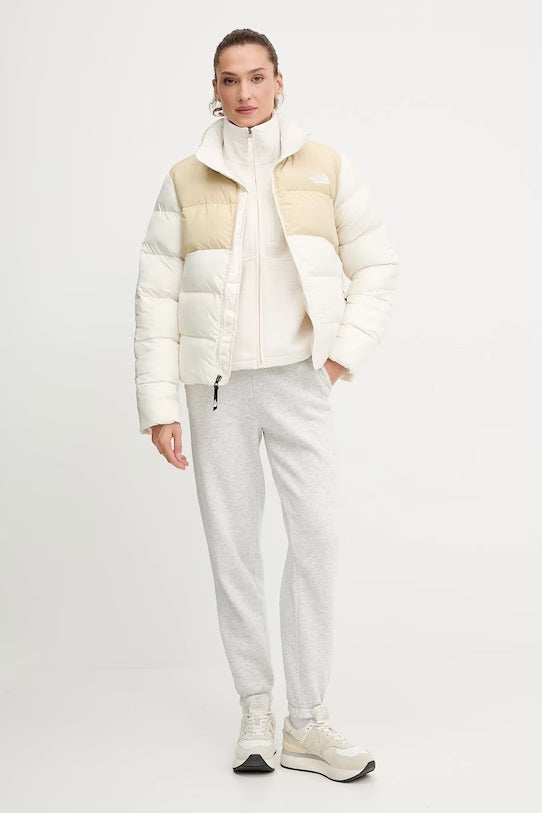 Giubbino "Saikuru" Gravel-White Dune trapuntato impermeabile 