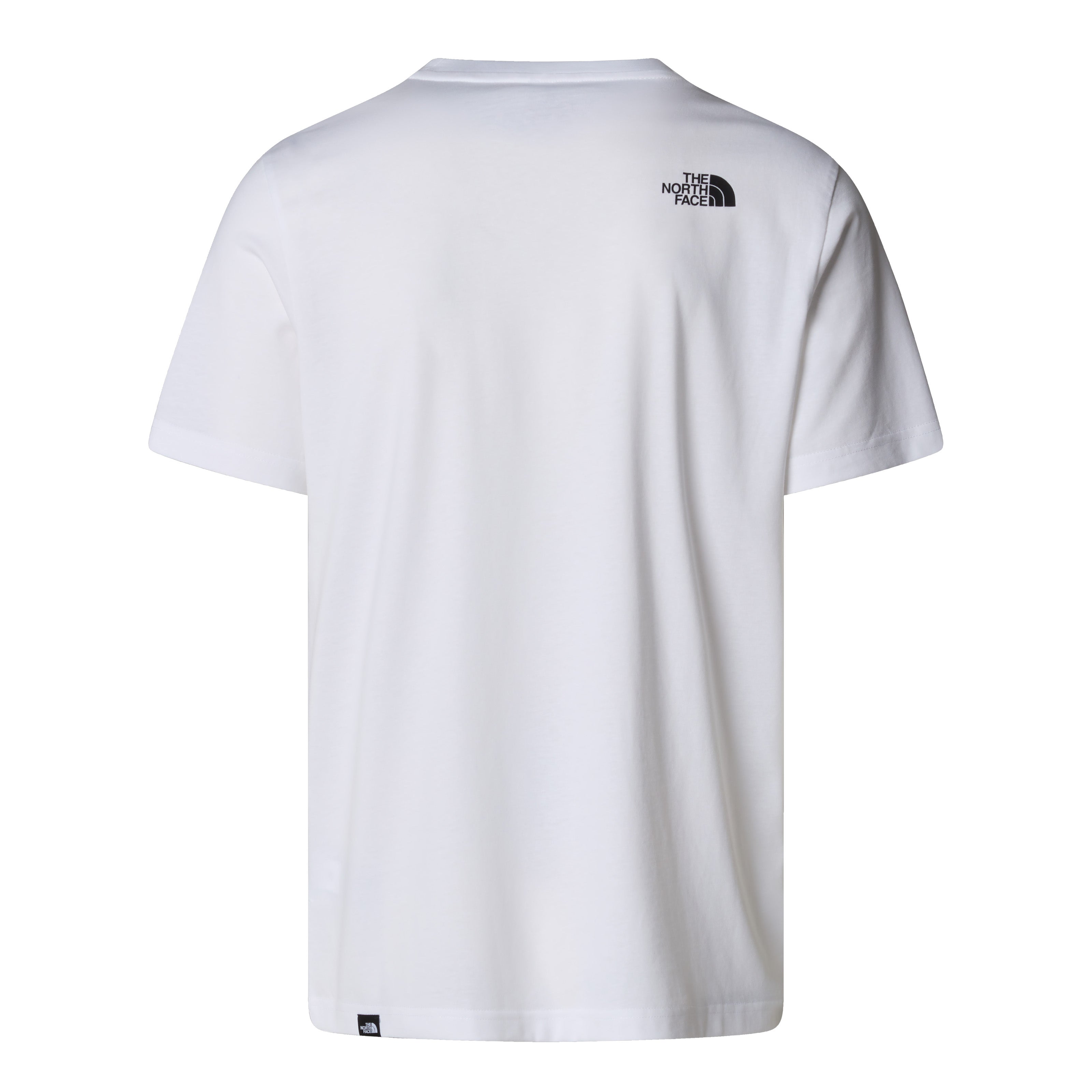 T-shirt "Fine" bianca in misto cotone con logo The North Face nero 