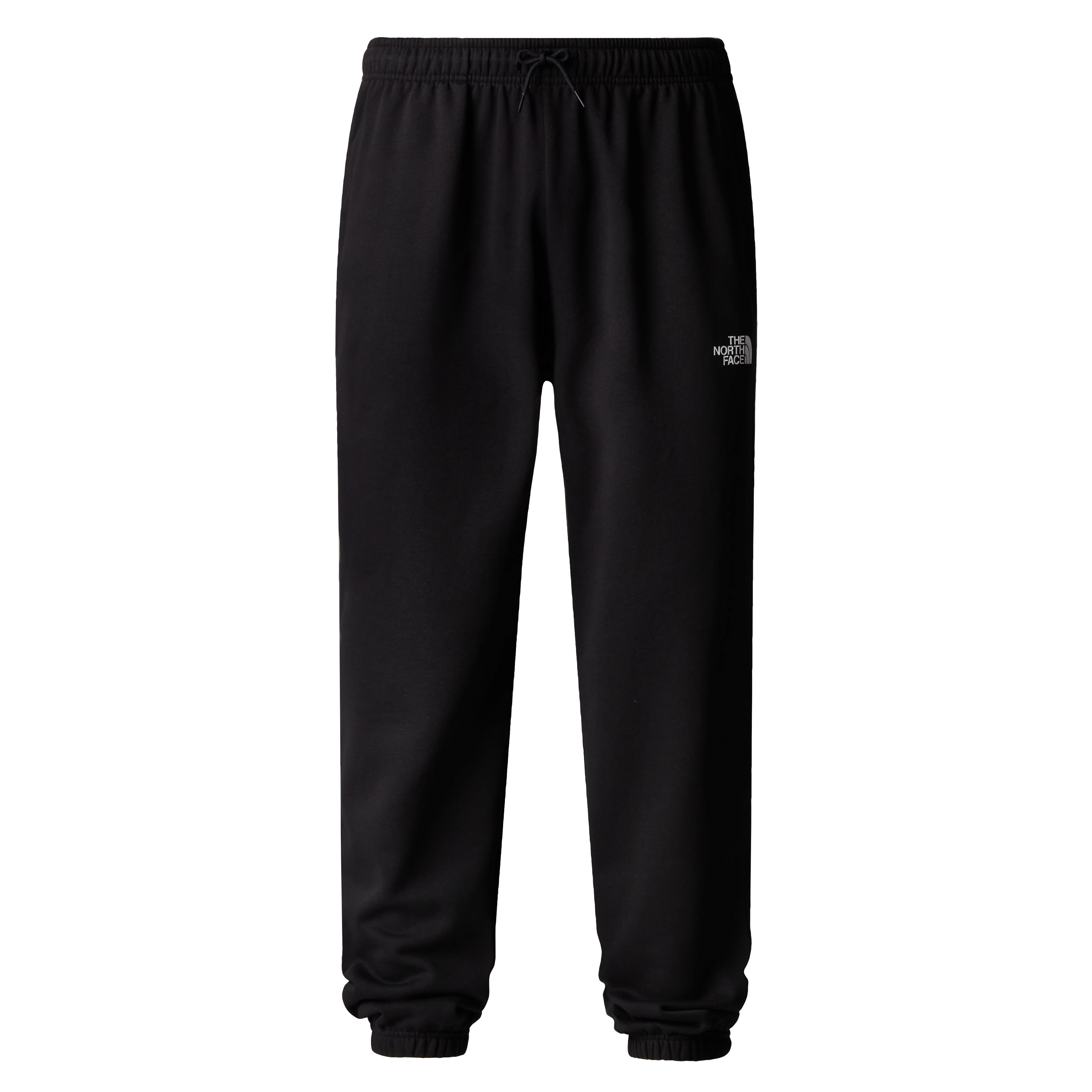 Pantaloni tuta "Simple Dome Regular Tapered Jogger" neri in cotone 