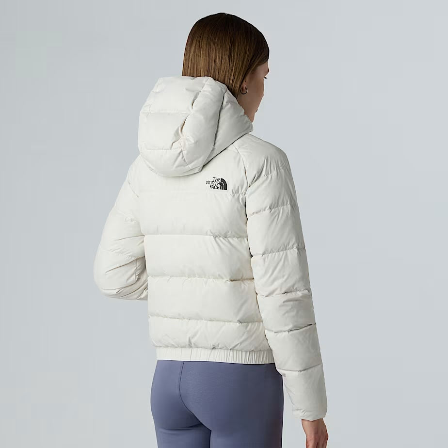 Piumino con cappuccio "Hyalite" bianco Dune in 600-fill riciclato 