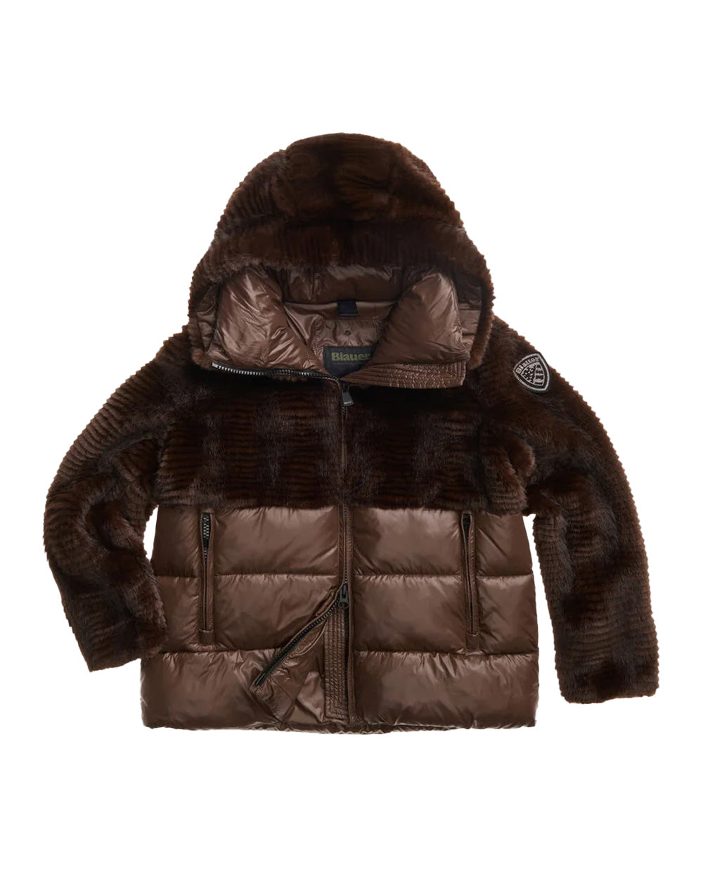 Giubbino BLAUER donna FANEVIL BLDC02304007685 Marrone<BR/> 