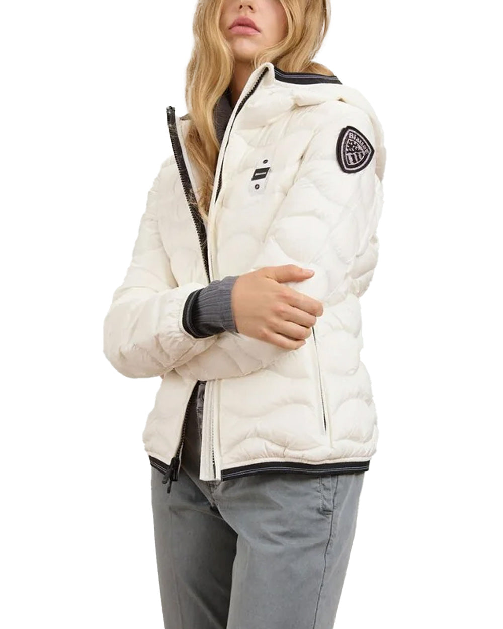 Giubbino BLAUER donna CAMELIA BLDC03033006047 Bianco 