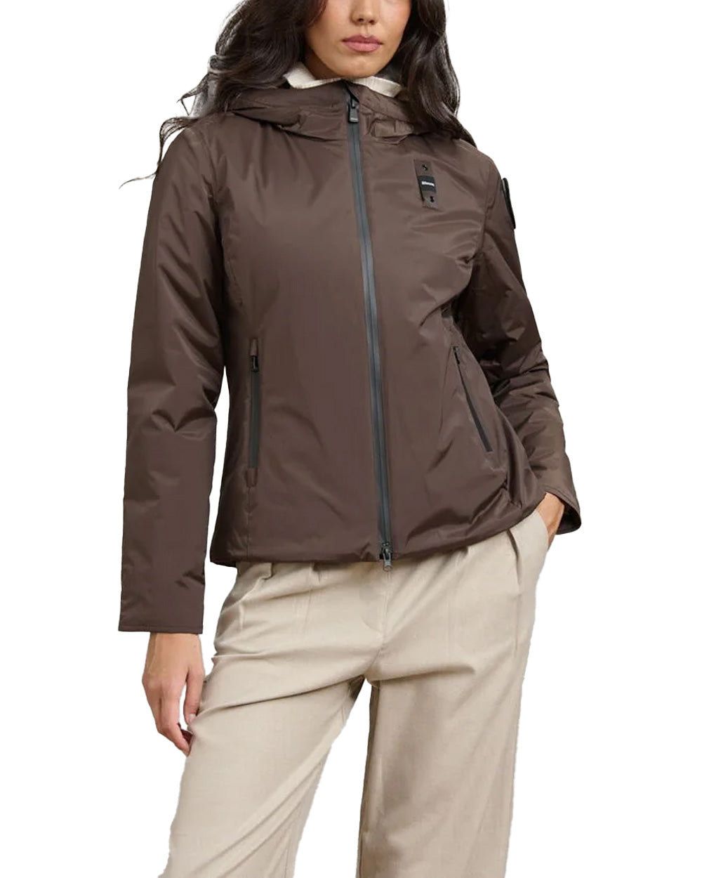 Giubbino BLAUER donna ERIE BLDC11058007110 Marrone 