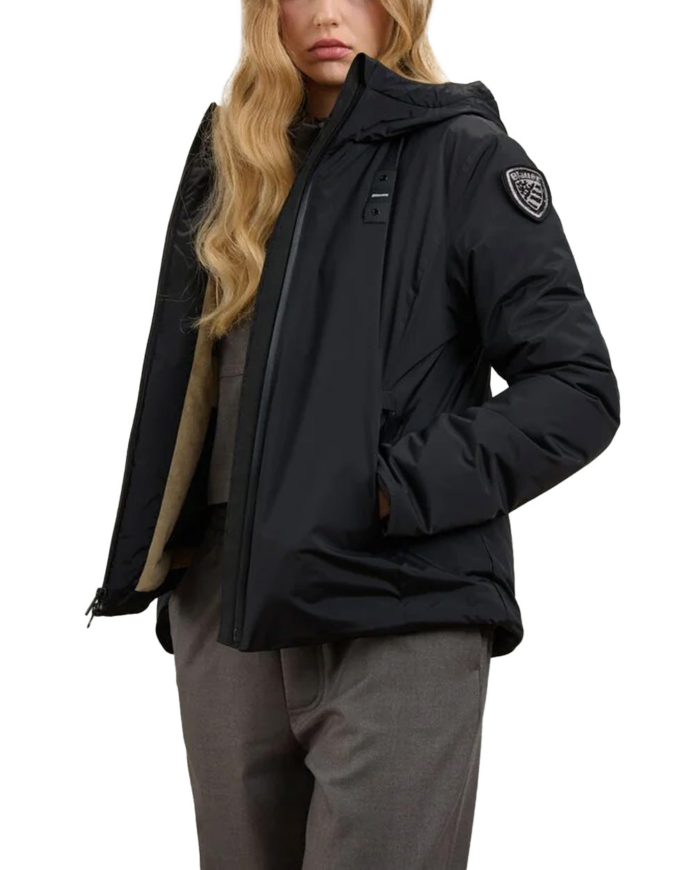 Giubbino BLAUER donna ERIE BLDC11058007110 Nero<BR/> 