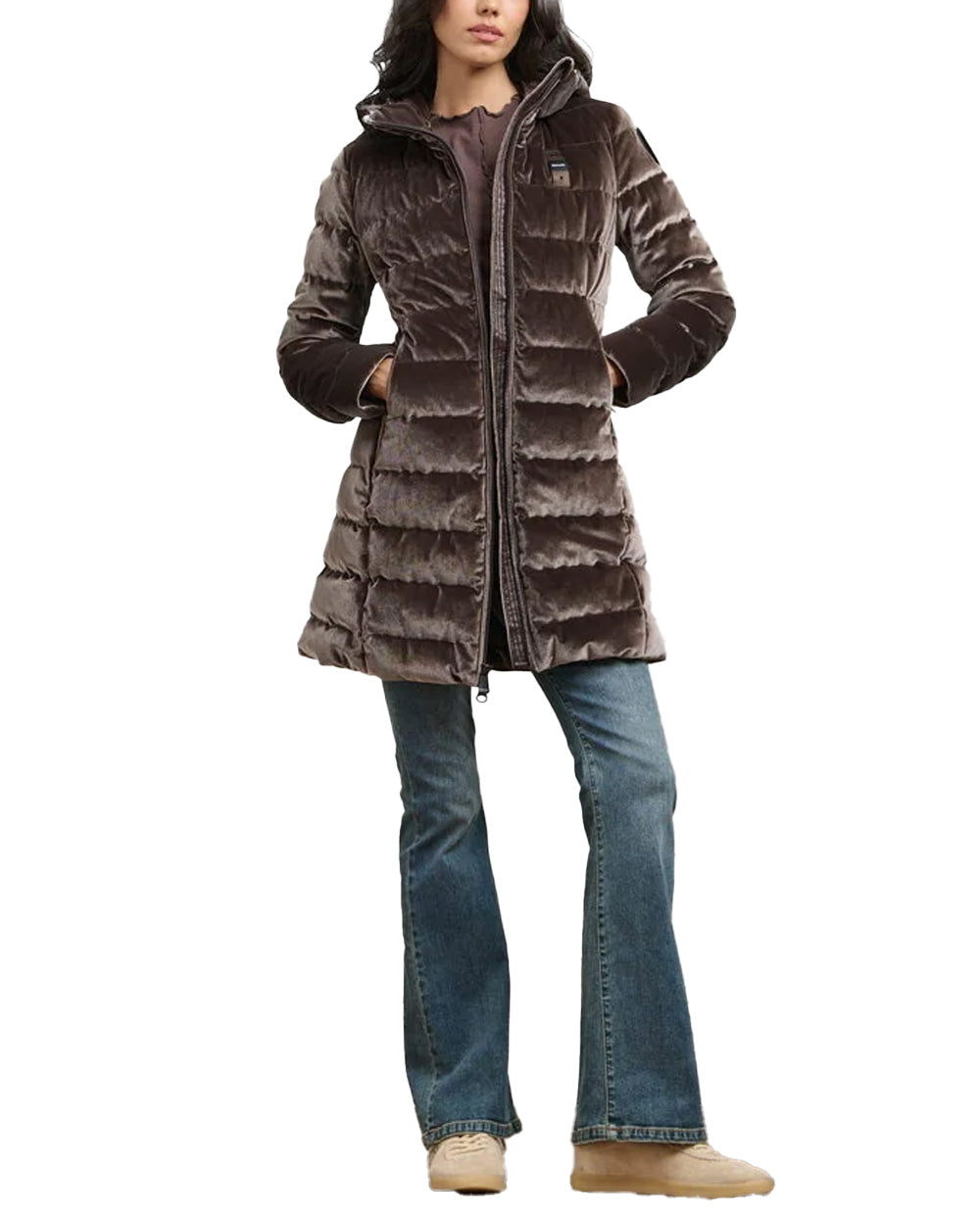 Giubbino BLAUER donna VELLY BLDK03364007696 Marrone 