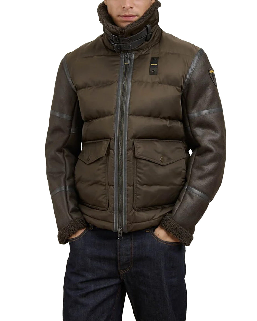 Giubbino BLAUER uomo SEWALL BLUC02239007280 Marrone 