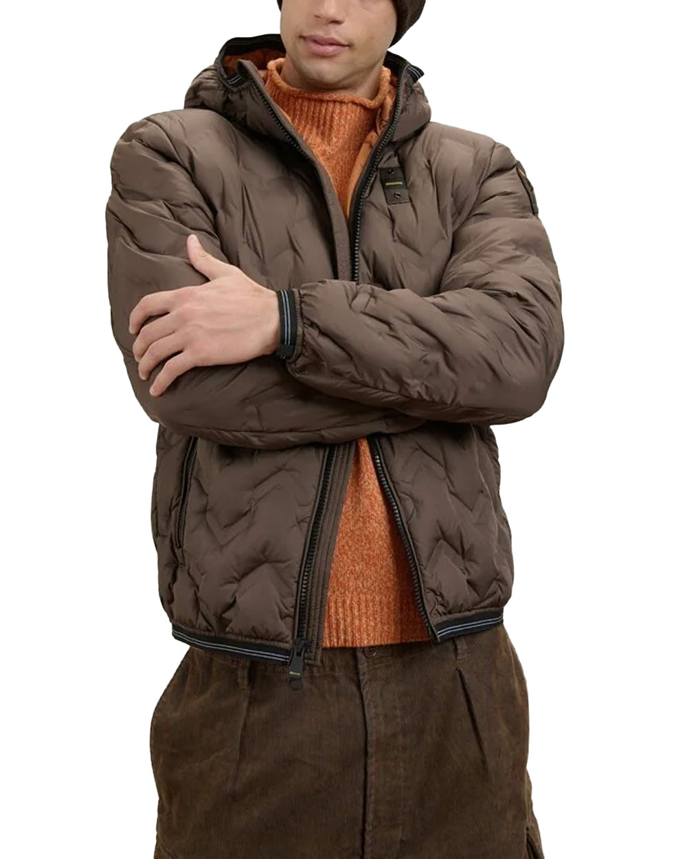 Giubbino BLAUER uomo PIERY BLUC03233007308 Marrone 