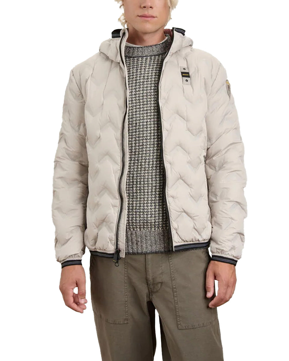 Giubbino BLAUER uomo PIERY BLUC03233007308 Grigio<BR/> 