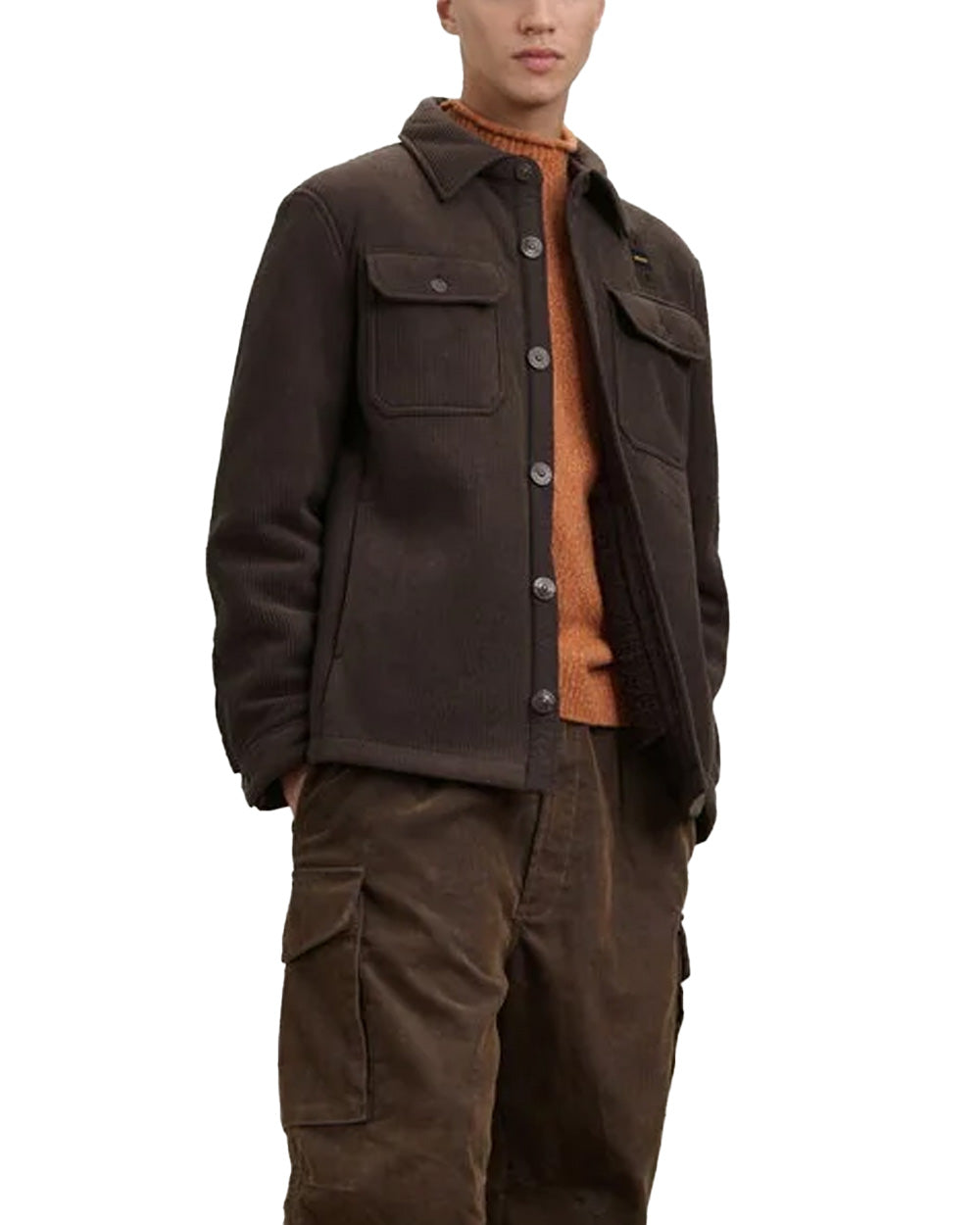 Giubbino BLAUER uomo EUGENE BLUC04254007686 Marrone<BR/> 