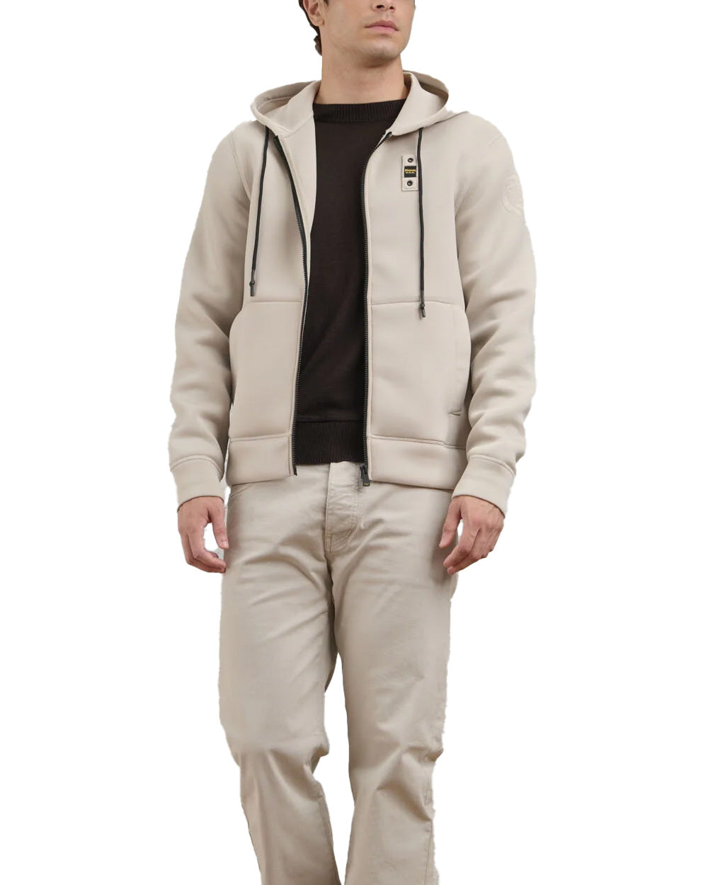 Felpa BLAUER uomo COLBY BLUF02394007707 Grigia 