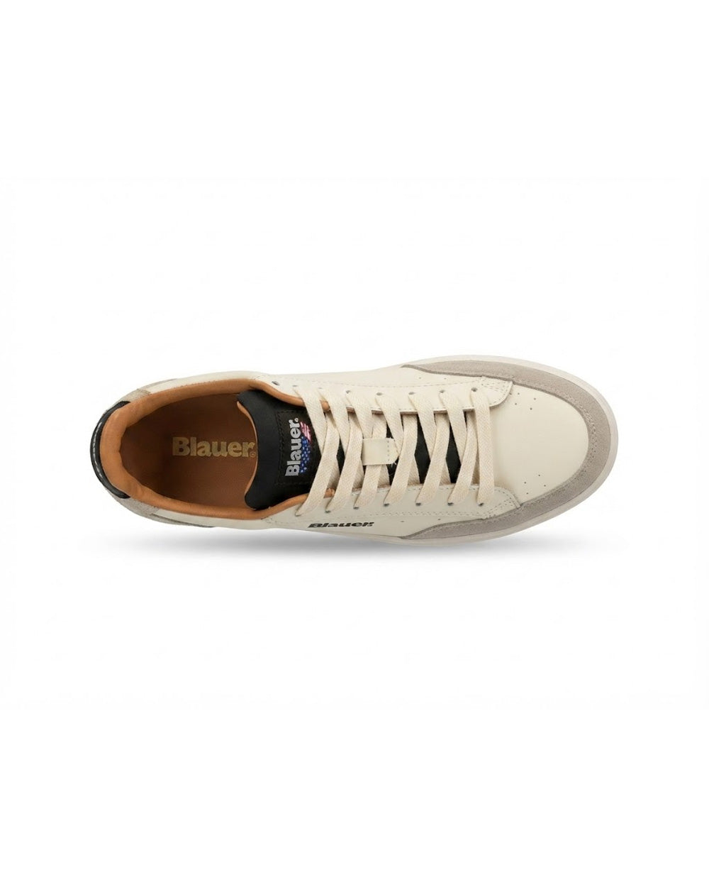Sneakers BLAUER uomo KYOTO01SUL Crema 