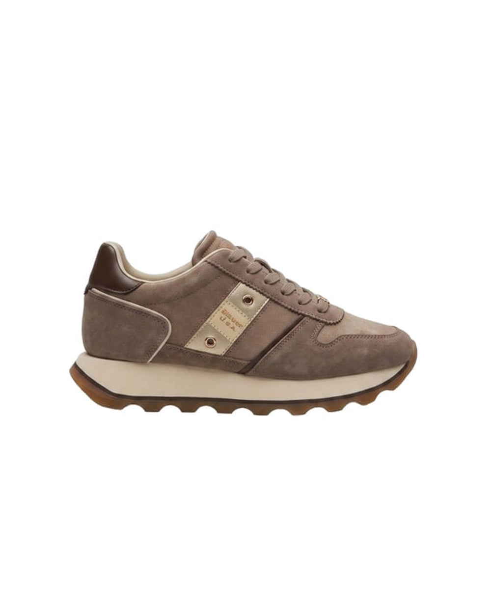 Sneakers BLAUER donna MILLS01LES Taupe 