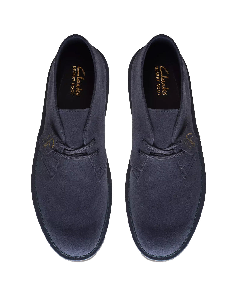Scarpe CLARKS uomo Desert Boot Evo 26166 Blu<BR/> 