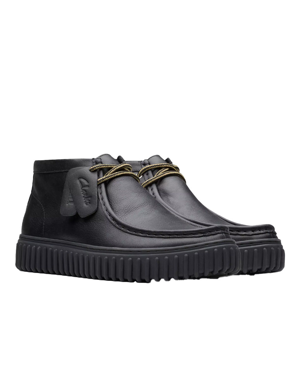 Scarpe CLARKS uomo Torhill Hi 26178 Nere 