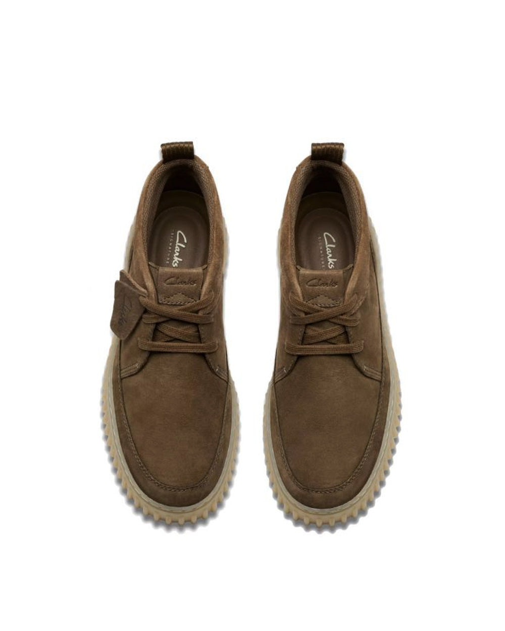 Scarpe CLARKS uomo TORHILL LACE 26183 Kaki 