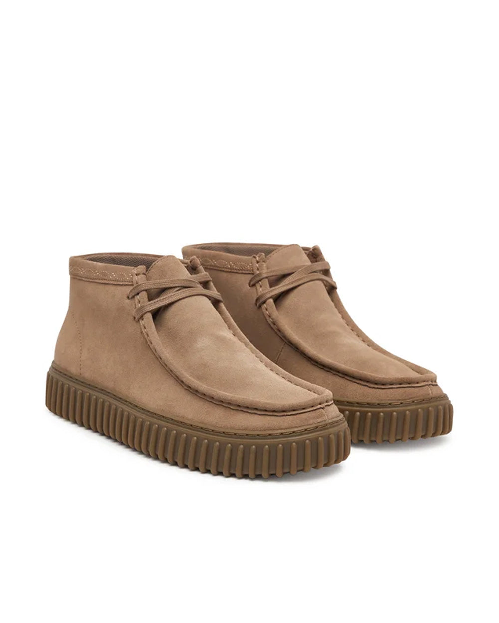 Scarpe CLARKS uomo Torhill Hi 26327 Beige 