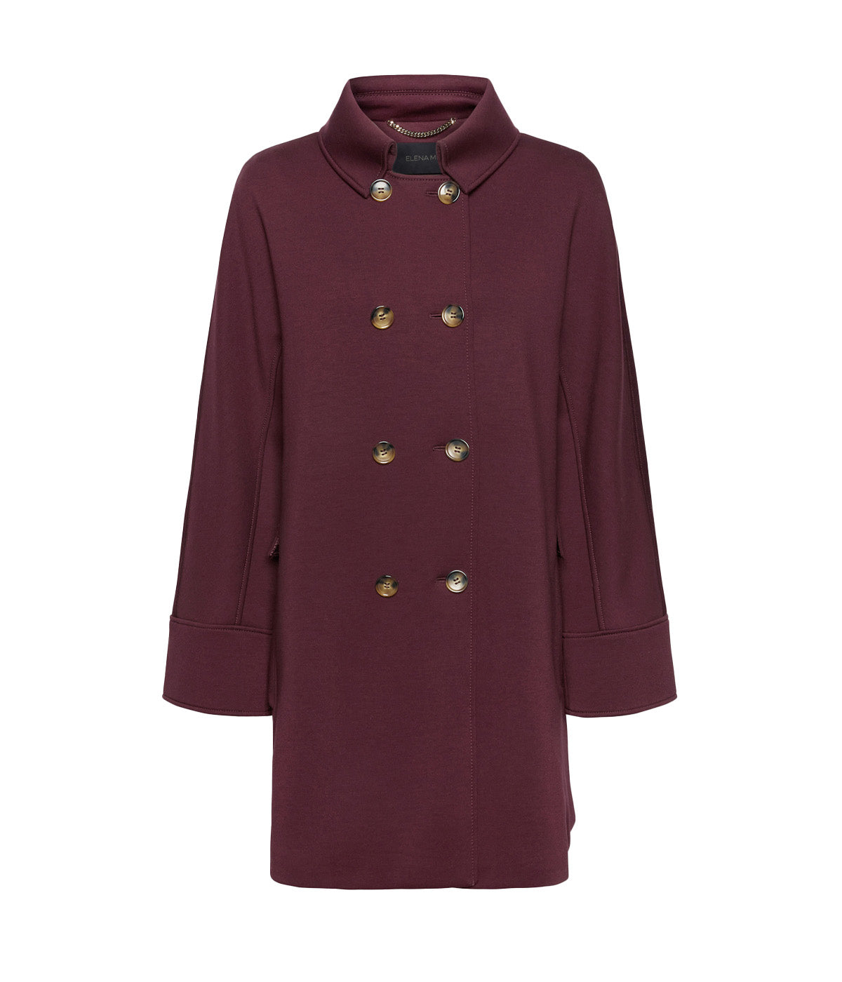 Cappotto ELENA MIRO donna 8017P000079N Bordeaux 