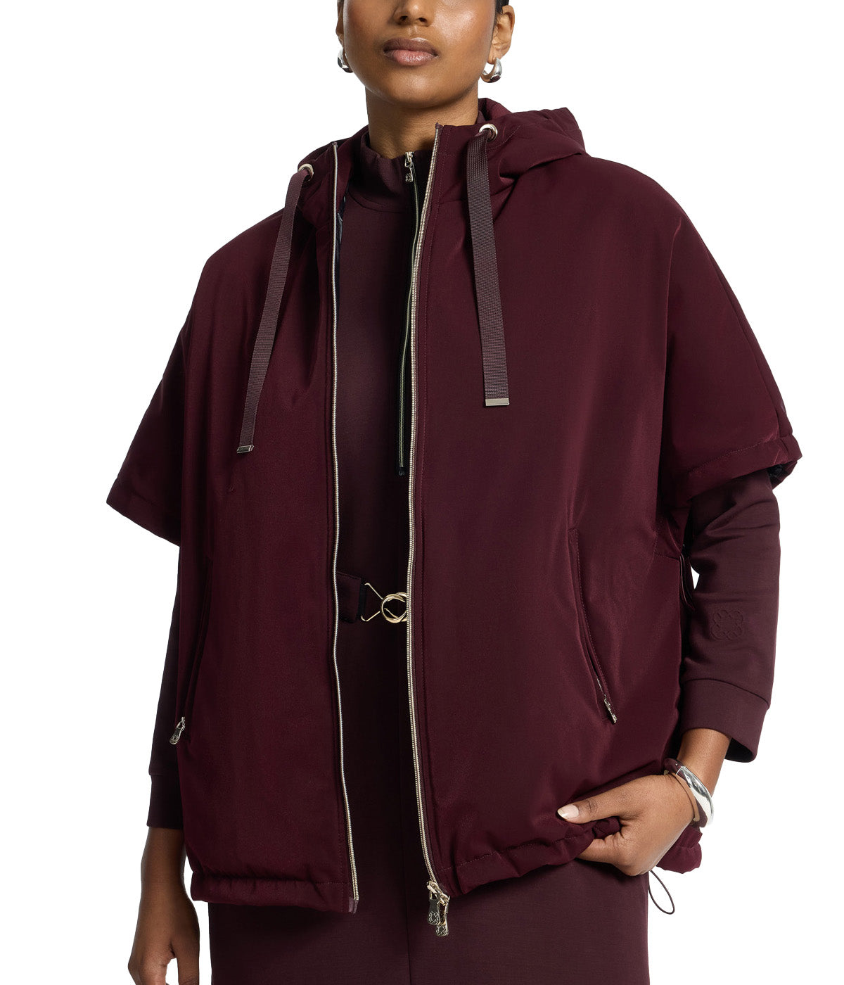 Cappa ELENA MIRO' donna F002E00068N Bordeaux 