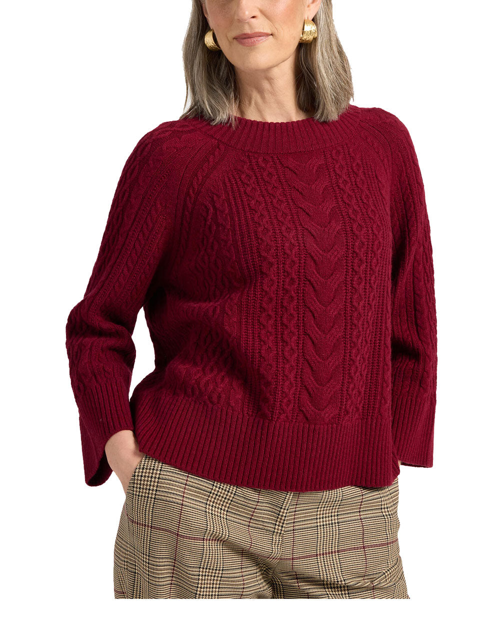 Maglione ELENA MIRO donna M105Z000873N Rosso 