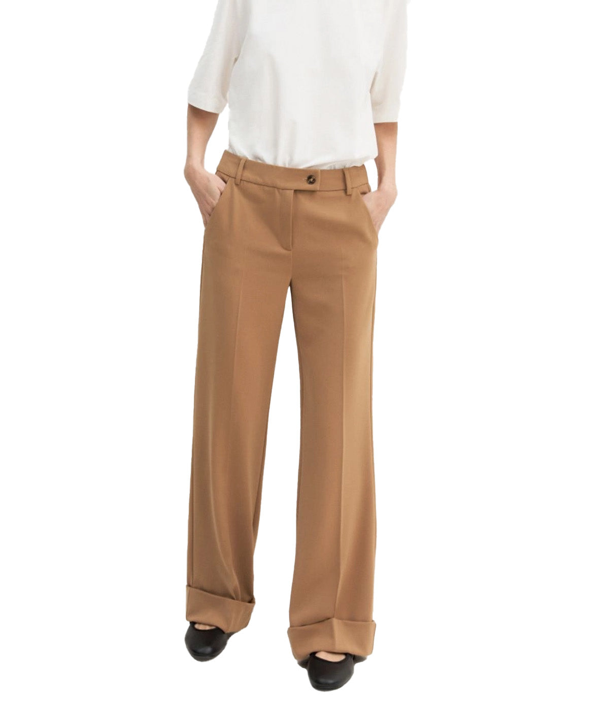 Pantalone EMME DI MARELLA donna EMMBEVANDA Cammello 