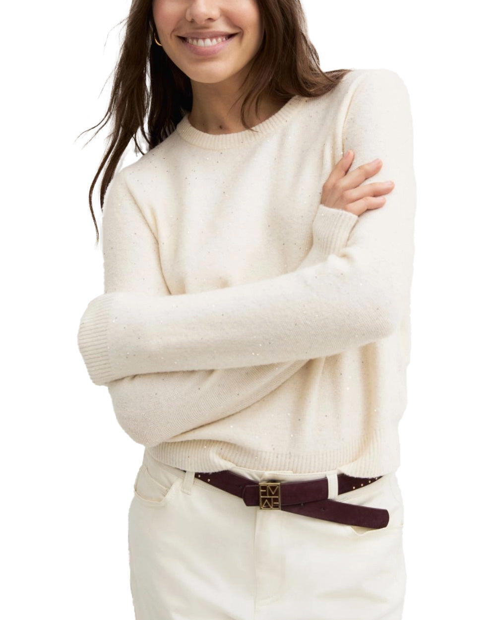 Maglia EMME DI MARELLA donna EMMCOCCO Panna<BR/> 