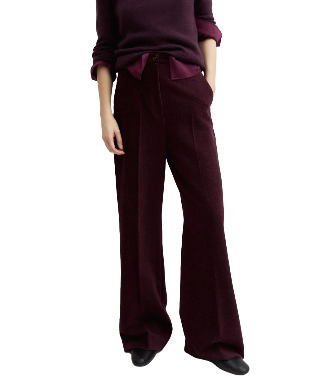 Pantalone EMME DI MARELLA donna EMMEGIZIO2 Bordeaux<BR/> 