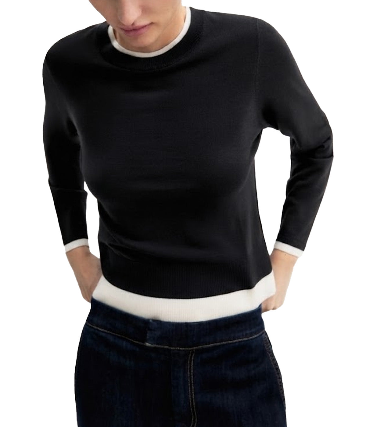 Maglia EMME DI MARELLA donna EMMPRUGNA Nera 