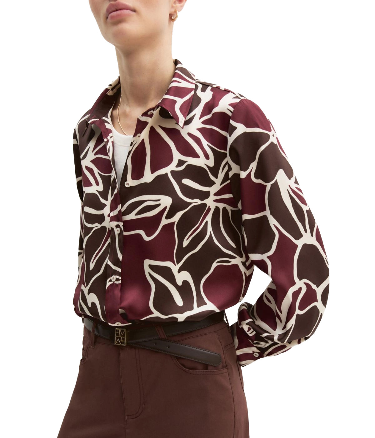 Camicia EMME DI MARELLA donna EMMSPIGA Marrone 
