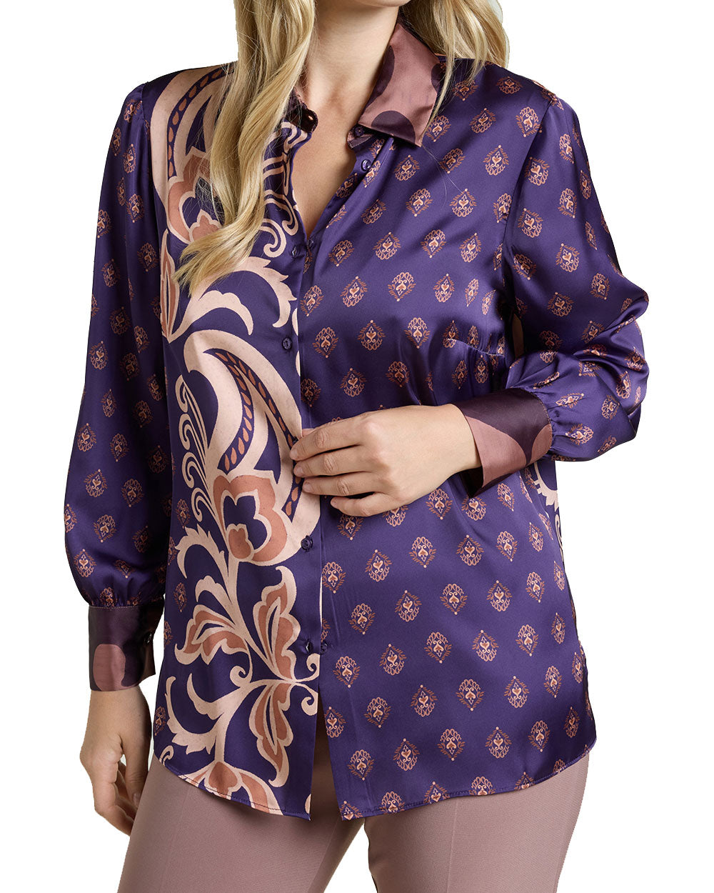 Camicia Luisa Viola donna 5034F000880N ametista <BR/> 
