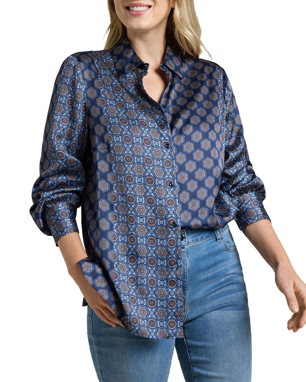 Camicia Luisa Viola donna 5034F000881N carta da zucchero 