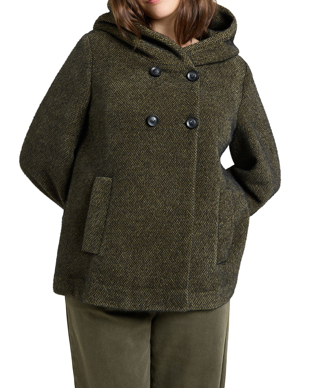 Cappotto Luisa Viola donna 8009F000435N oliva 