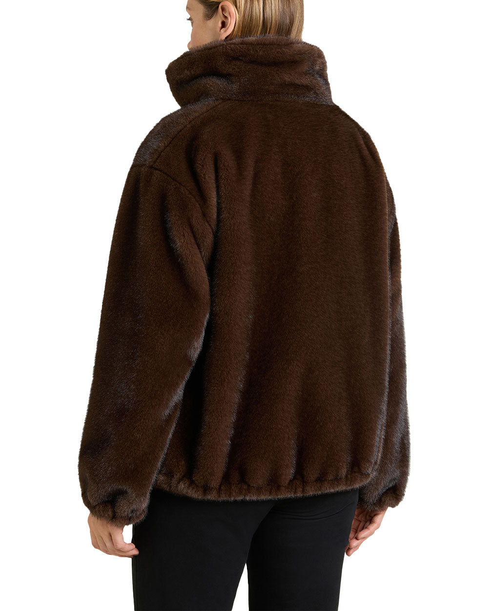 Pelliccia Luisa Viola donna F019F001245N cioccolato 