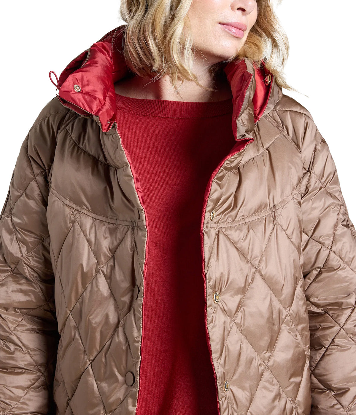 Giubbino LUISA VIOLA donna F025F001252N Rosso Cammello 