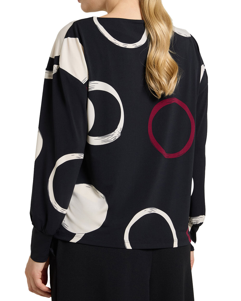 Blusa Luisa Viola donna G0AZL009186N nera 