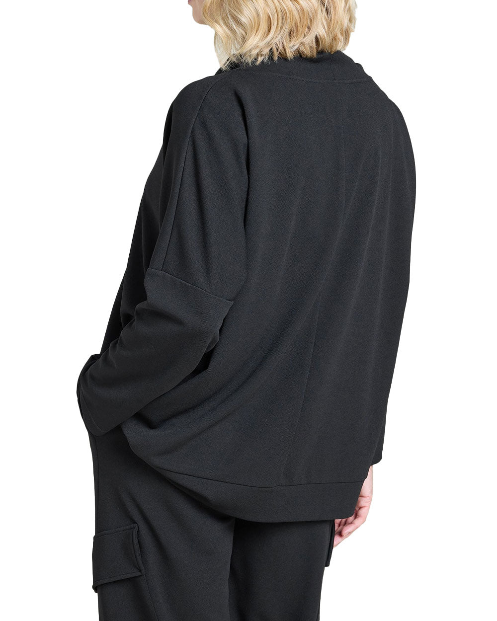 Felpa Luisa Viola donna G898E000347N nera 