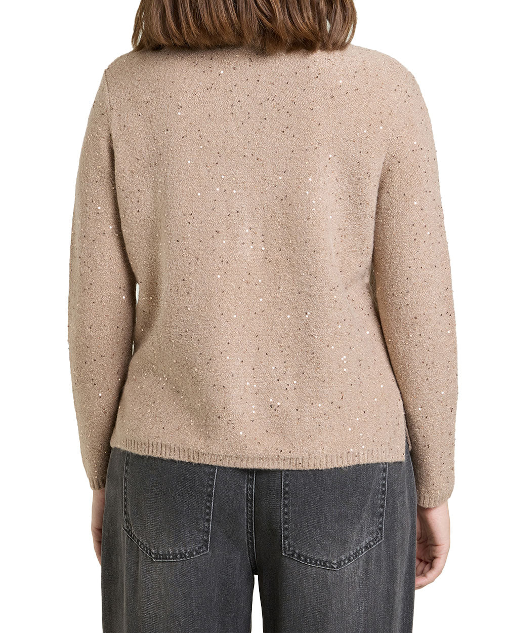 Cardigan Luisa Viola donna M157L008432N tortora<BR/> 