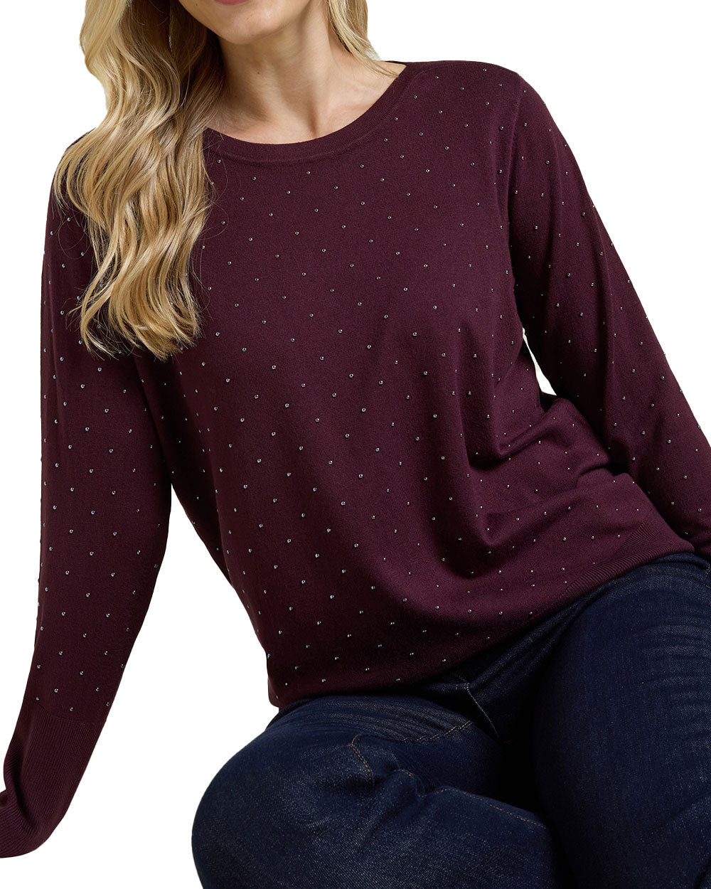 Maglia Luisa Viola donna M163L008438N vino 