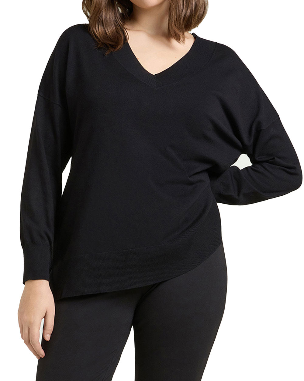 Maglia LUISA VIOLA donna M170L008445N nera 