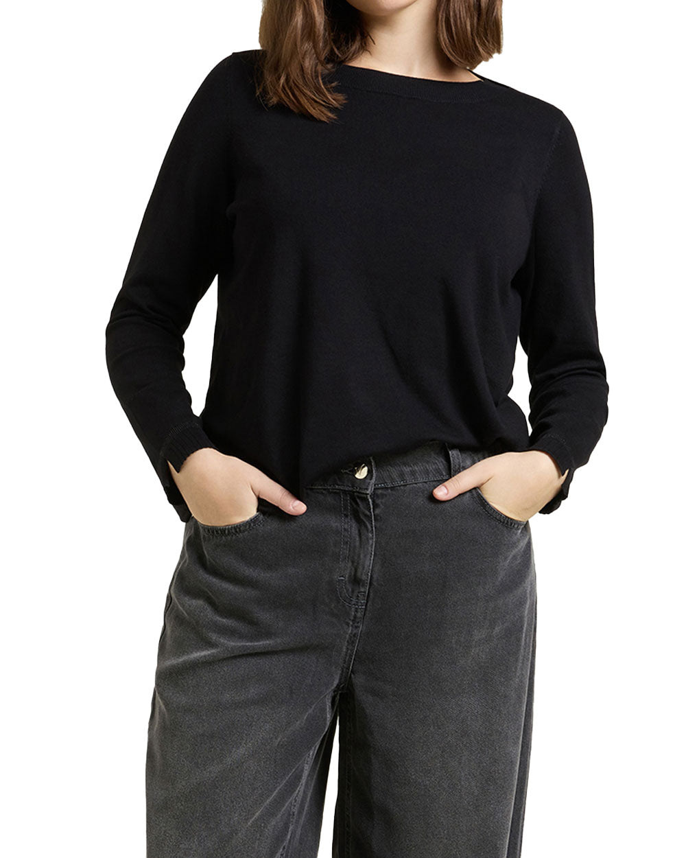 Maglia LUISA VIOLA donna M172L008447N Nera 