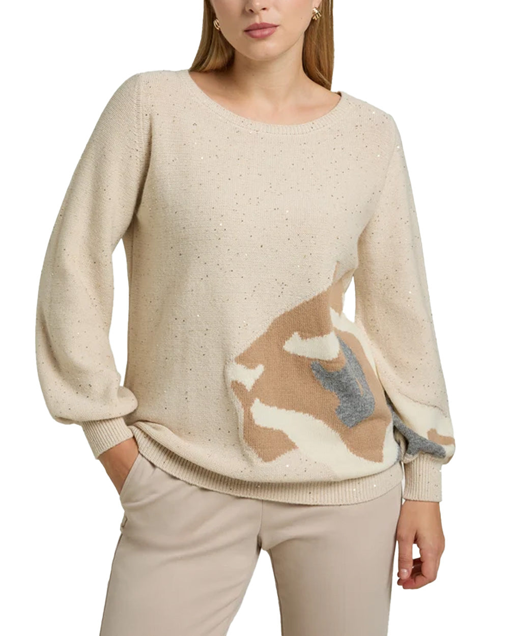 Maglia LUISA VIOLA donna M265L008545N Beige 