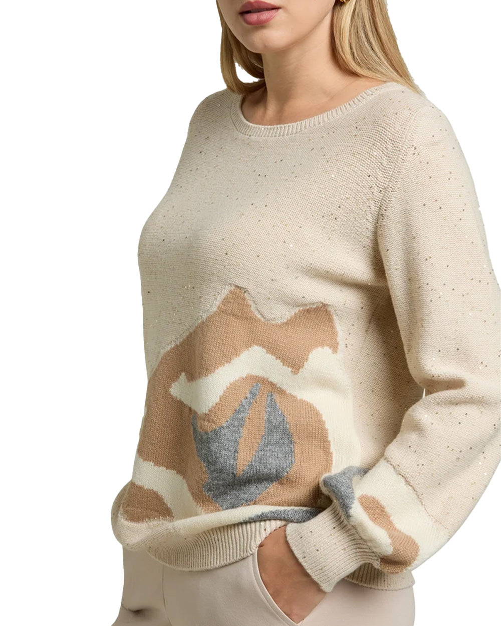 Maglia LUISA VIOLA donna M265L008545N Beige 