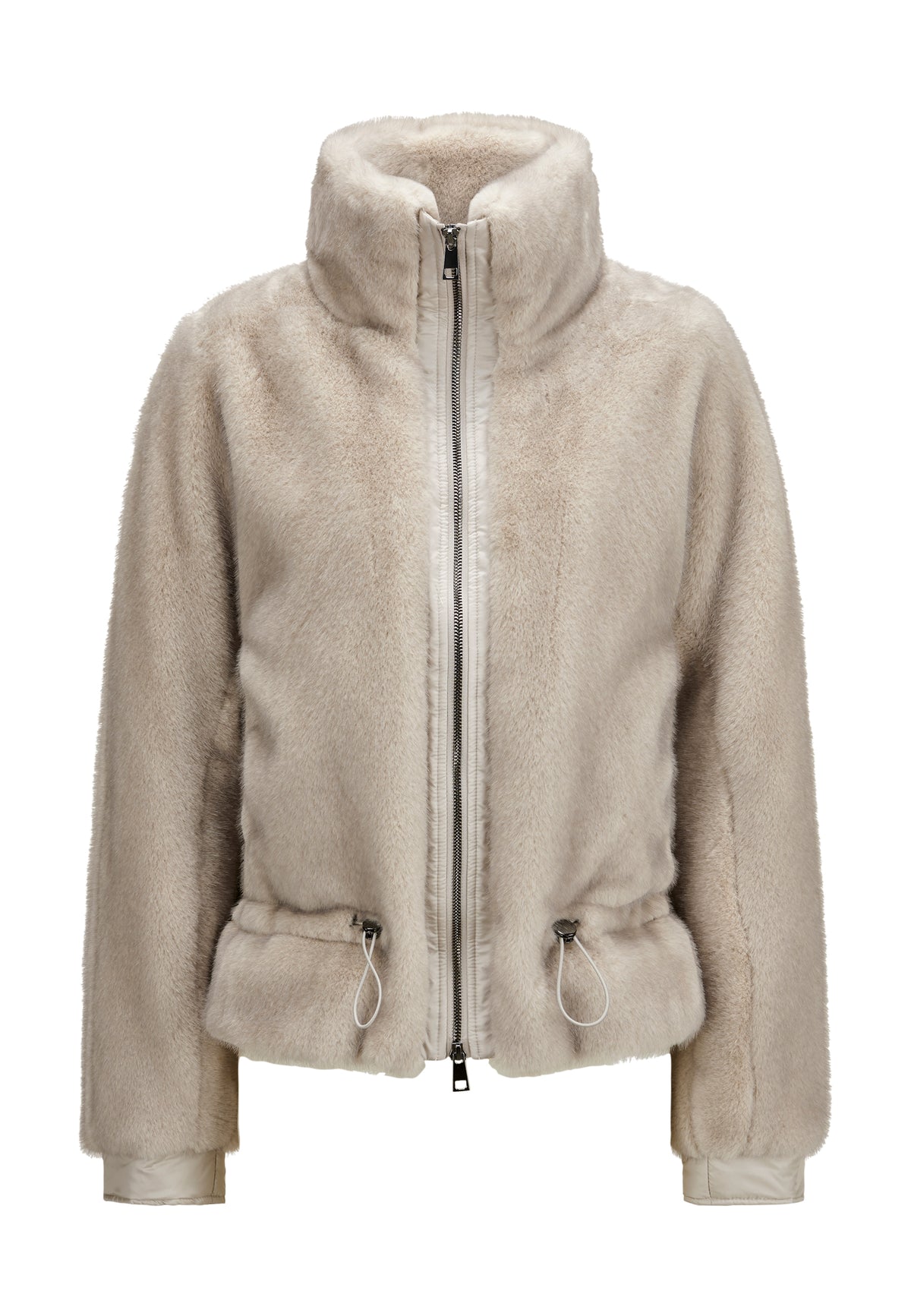 Giubbino MILESTONE donna DENISE 71 ecopelliccia trapuntata Stone Beige 