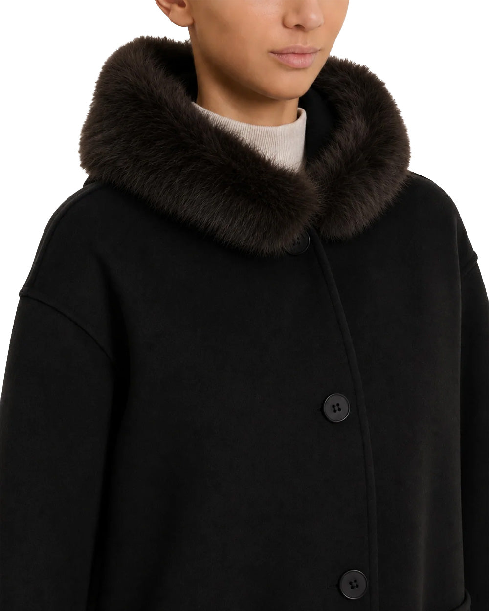 Giubbino RAGNO donna DT64KU Nero<BR/> 