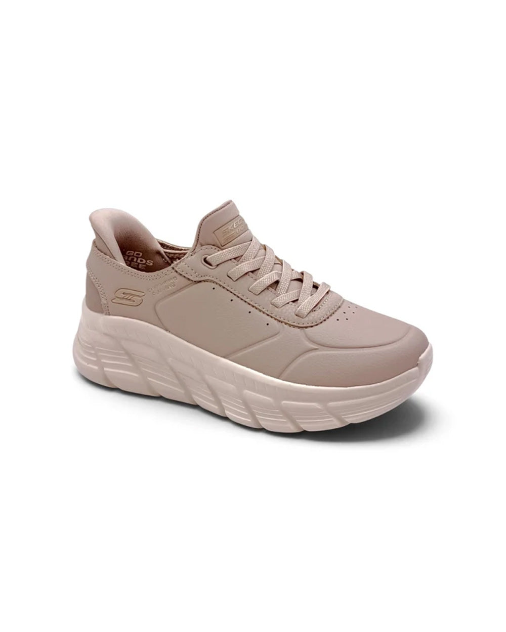 Sneakers SKECHERS donna Bobs B Flex Hi 117394 Taupe 