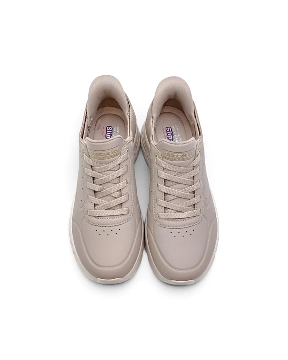 Sneakers SKECHERS donna Bobs B Flex Hi 117394 Taupe 