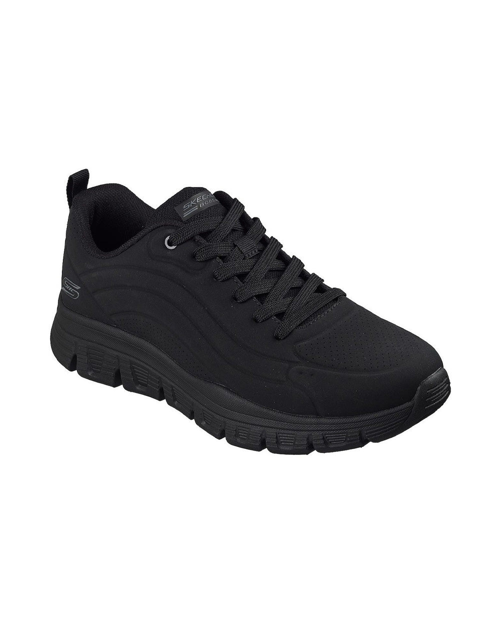 Sneakers SKECHERS uomo Bobs B Lite 118206 Nere<BR/> 